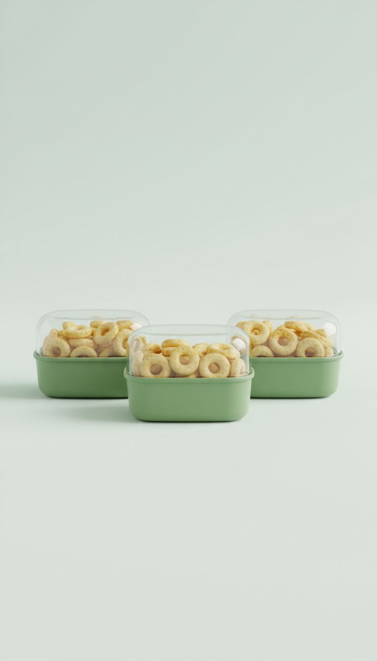 Small Snack Container With Lid